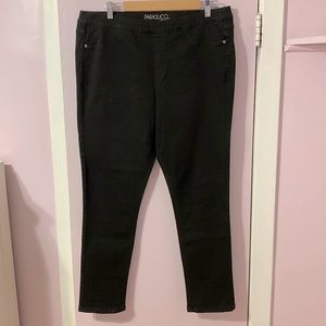 Parasuco jeggings slimming front panel black